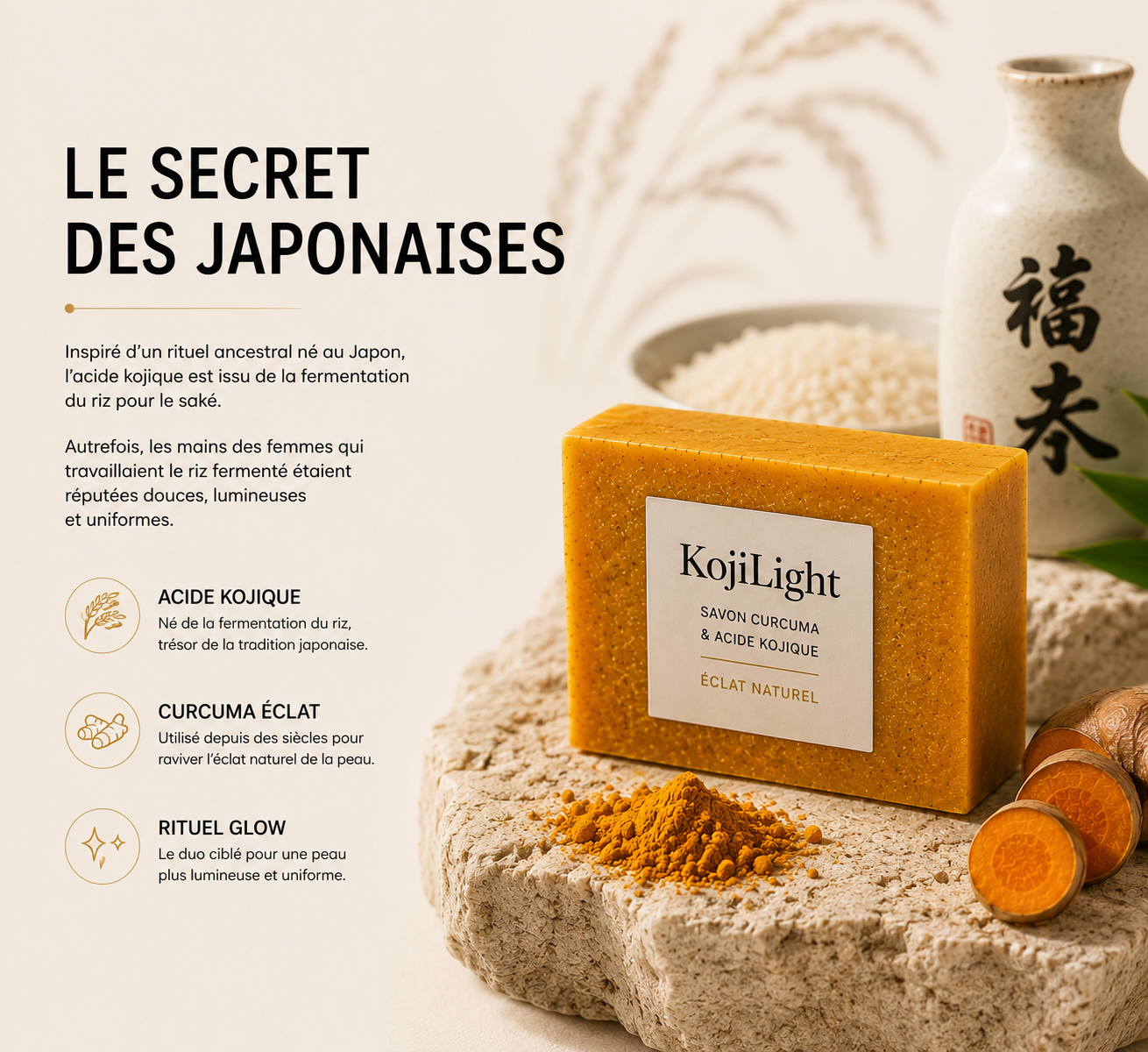 KojiLight histoire acide kojique fermentation japonaise